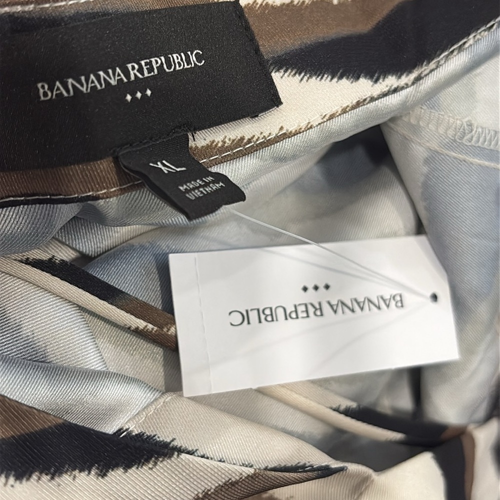 NWT! Banana Republic Silky Twill Maxi Dress XL - Picture 5 of 9